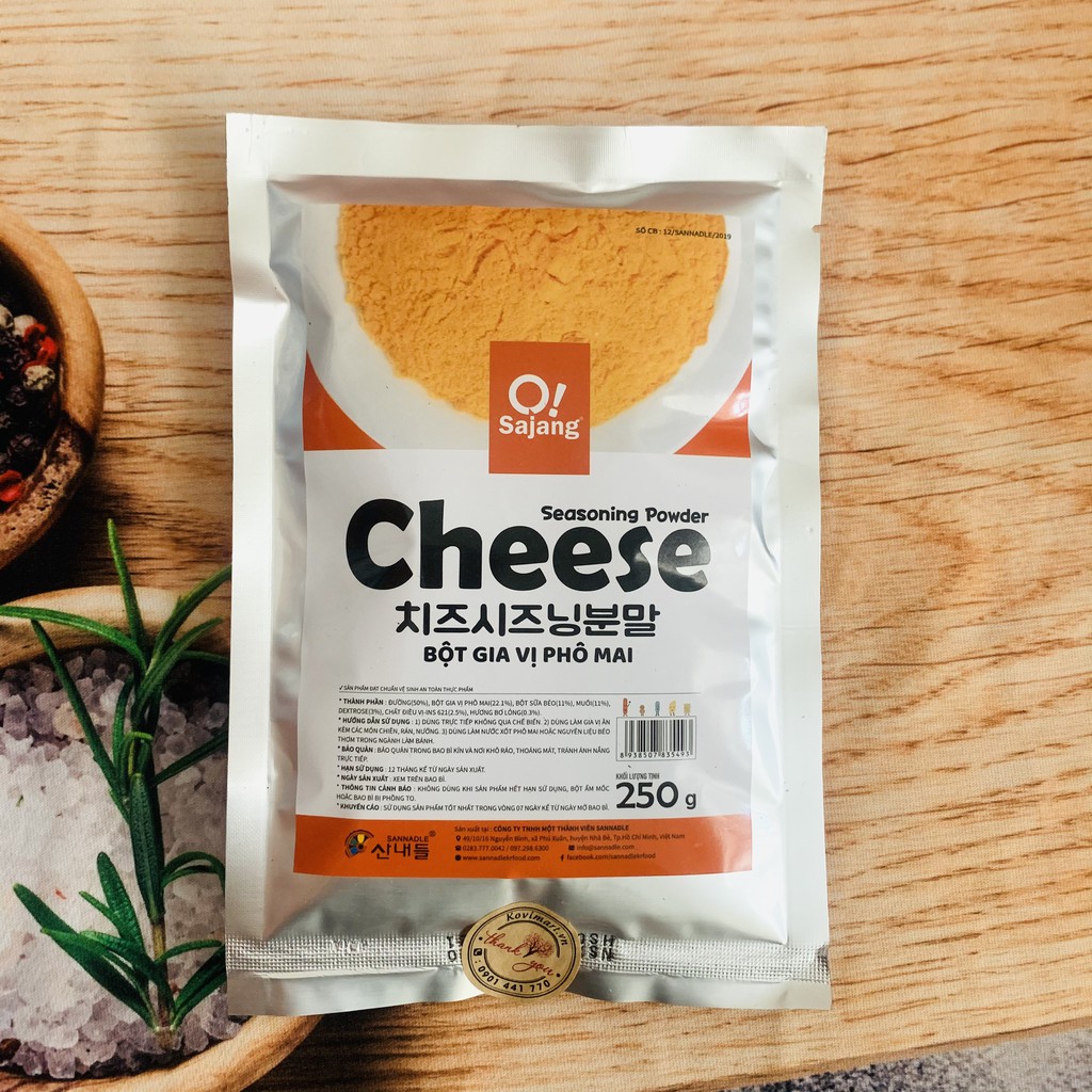 BỘT PHÔ MAI GÓI 250G