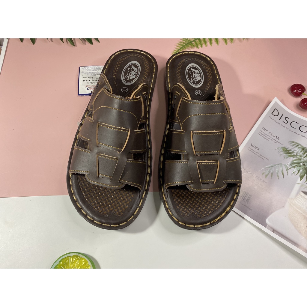 Dép da nam Thái Lan Footniks T99-01711M