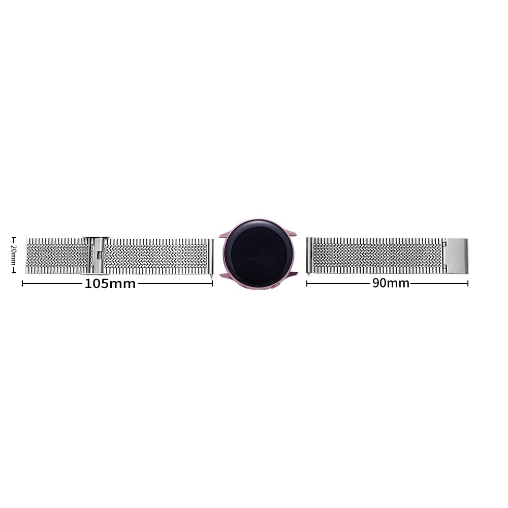 Dây Đeo Inox Cho Đồng Hồ Thông Minh Huawei Gt 22mm Samsung Gear S3 Frontier / Classic Gear S2 S 4