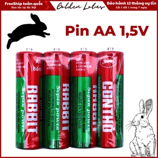 🐰Pin con Rabbit, cục pin tiểu AA con thỏ siêu tiết kiệm Dùng để lắp cho các thiết bị điện tử
