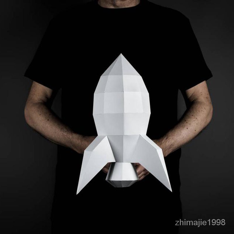 Giấy Xếp Hình Origami 3d Hình Tàu Vũ Trụ Độc Đáo