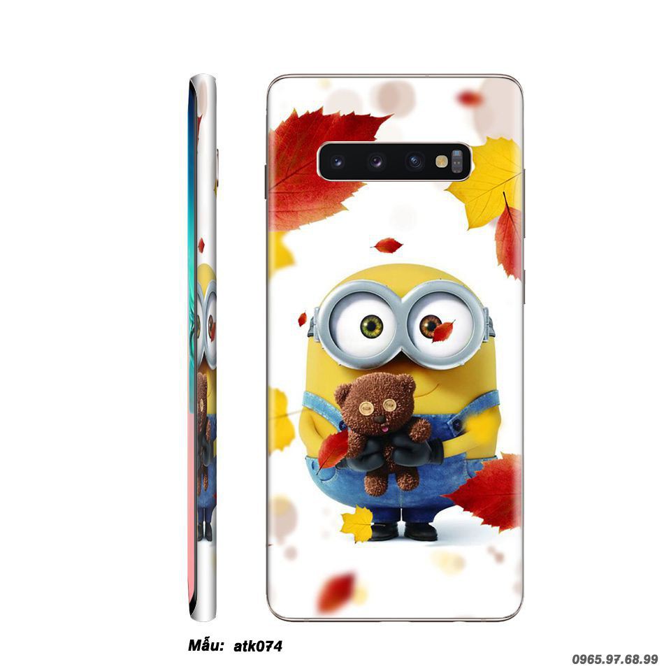 Miếng dán skin SamSung Galaxy  Note 7 / Note FE/ Note 8/ Note 9 / Note 10 / Note 10 Lite/ Note 10 Plus in hình  sưu tầm