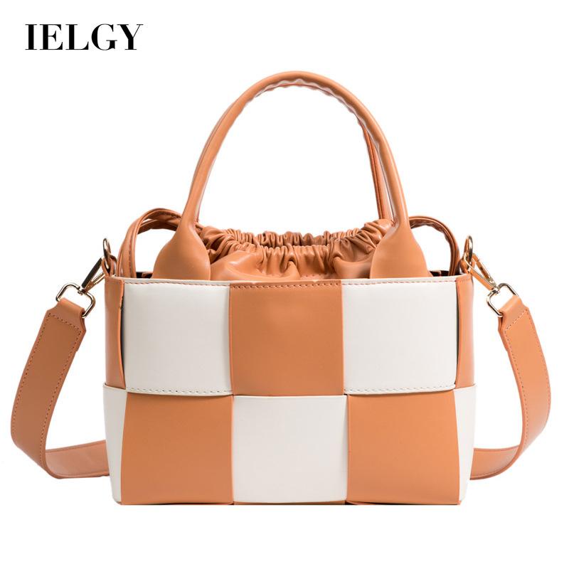 Túi Đeo Vai Sức Chứa Lớn Họa Tiết Kẻ Ô Thanh Lịch Dành Cho Nữ