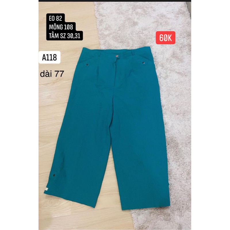 quần tây màu xanh két size L. A118