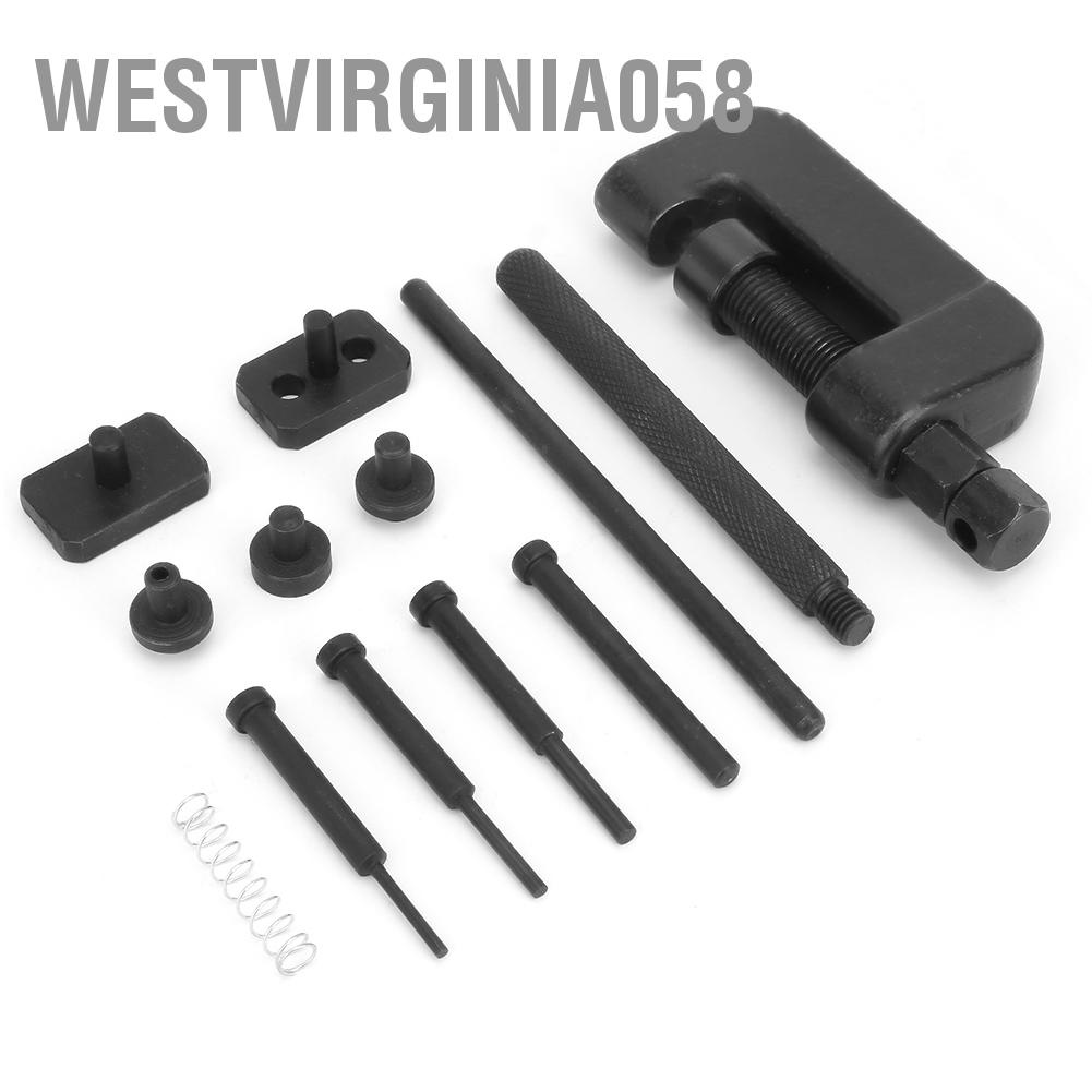 Westvirginia058 Bộ ngắt xích chia bộ liên kết đinh tán công cụ sửa chữa cho xe đạp máy