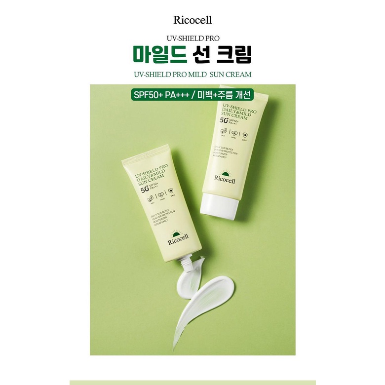 KEM CHỐNG NẮNG FACE & BODY RICOCELL SHIELD PRO SUN CREAM CHO GIA ĐÌNH