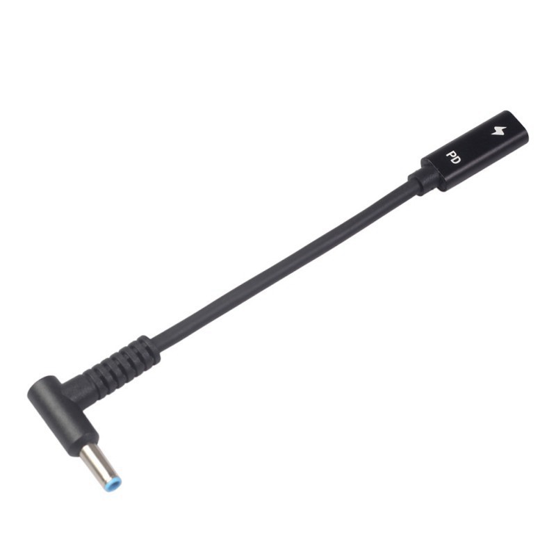 Cáp chuyển đổi Usb Type C Sang Hp4506 góc 90 độ 4.5x3.0mm Cho Laptop HP | BigBuy360 - bigbuy360.vn