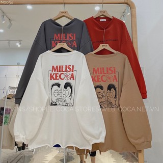 [N0034]🎅🏻 Áo SWEATER nỉ da cá MILISI (Có sẵn/ảnh thật)