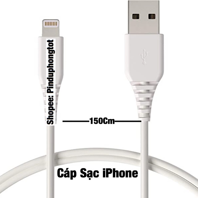 Cáp Sạc iPhone Lightning dài 1m5 Signalex Hàng Xuất UK