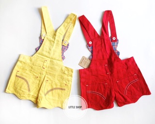 Quần yếm kaki bé gái