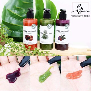 Set 3 chai Sữa Rửa Mặt Rau Củ Byvibes Wonder Bath Super Vegitoks Cleanser 30ml