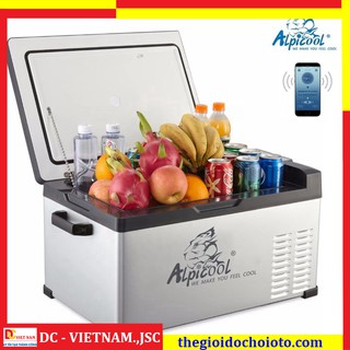 Tủ lạnh mini dùng trên xe hơi, ô tô và trong phòng thương hiệu cao cấp Alpicool C25 -  Hàng Cao Cấp