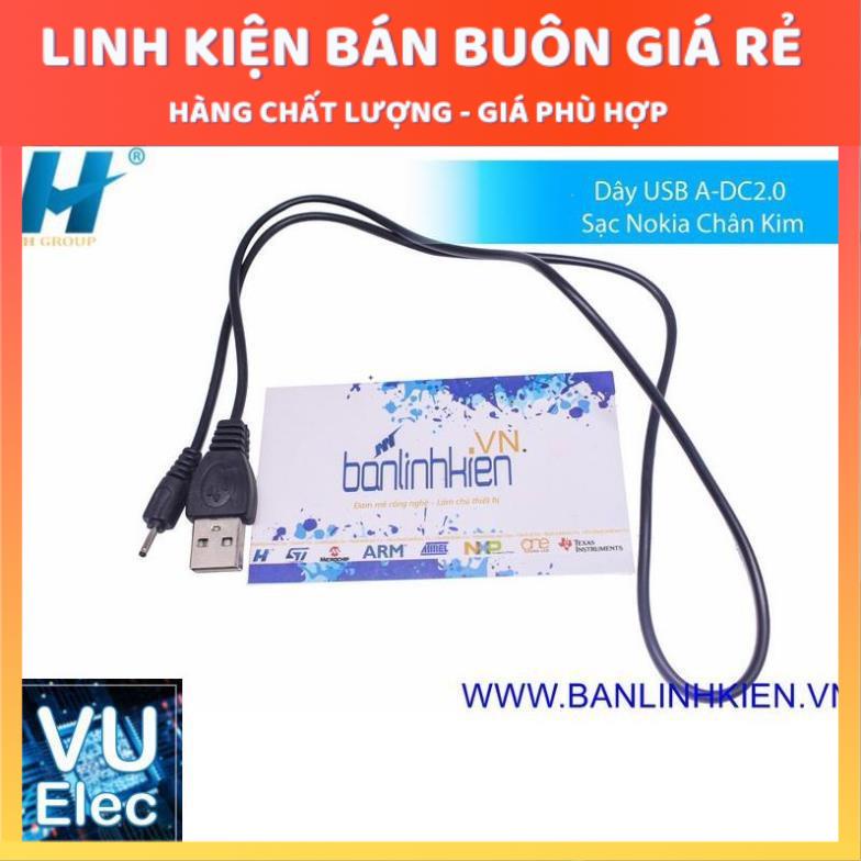 Dây USB A-DC2.0 Sạc Nokia Chân Kim