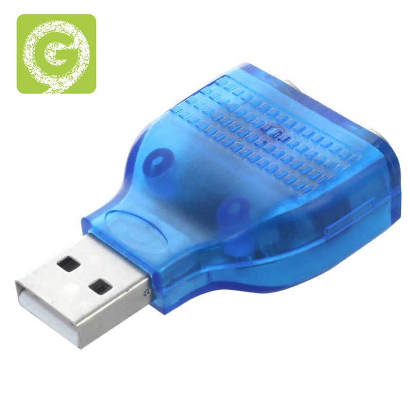 Bộ Chuyển Đổi Usb 2.0 A Male Sang 2 Cổng Ps / 2 Ps2 Female