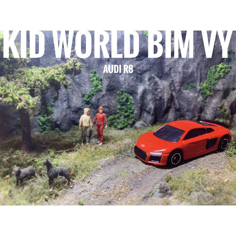 Xe mô hình Tomica Audi R8. MS: 175. Tỷ lệ 1:62.