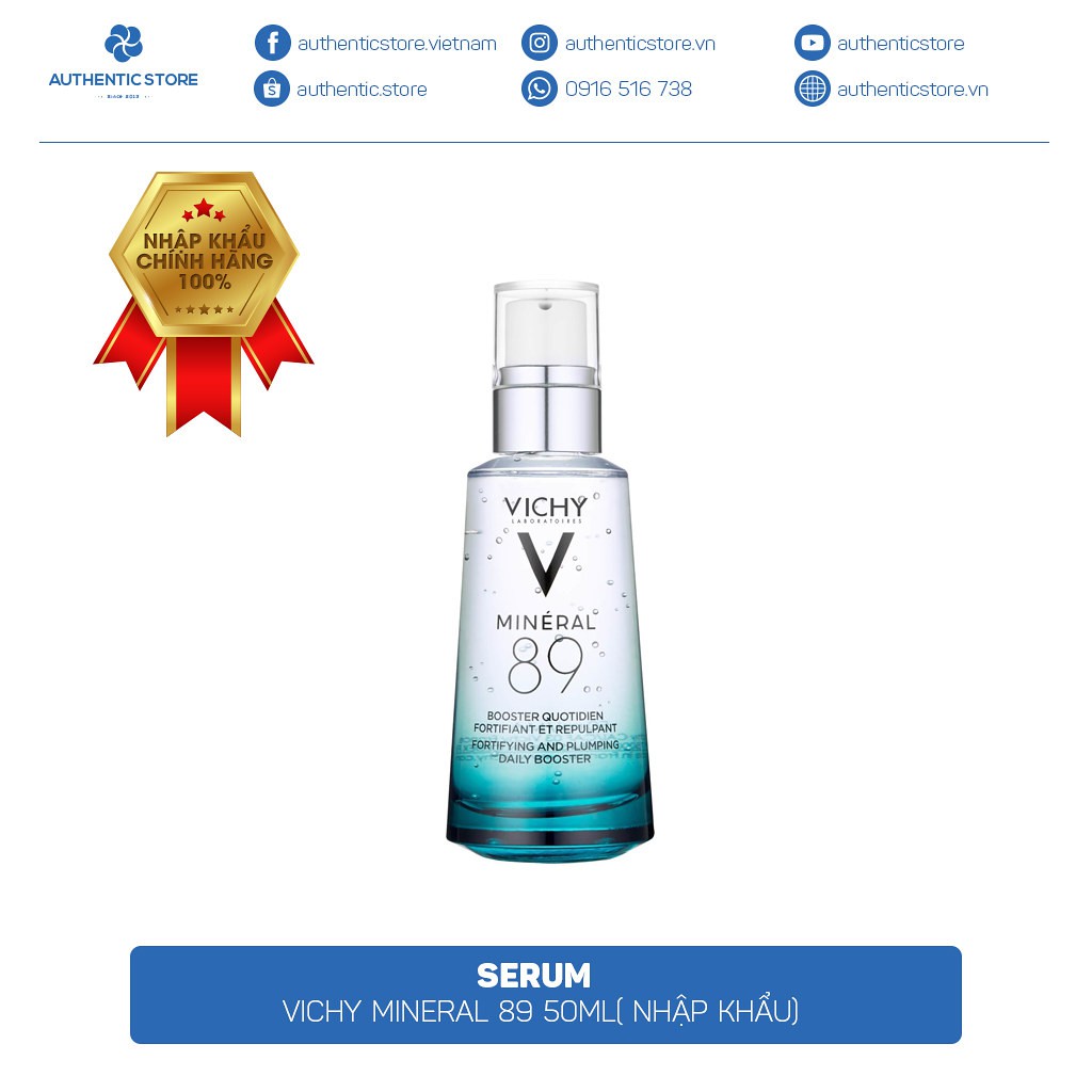 Tinh chất khoáng cô đặc Vichy Mineral 89