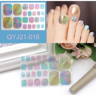 Miếng dán móng chân  - Sticker dán móng chân 3D không thấm nước, N1