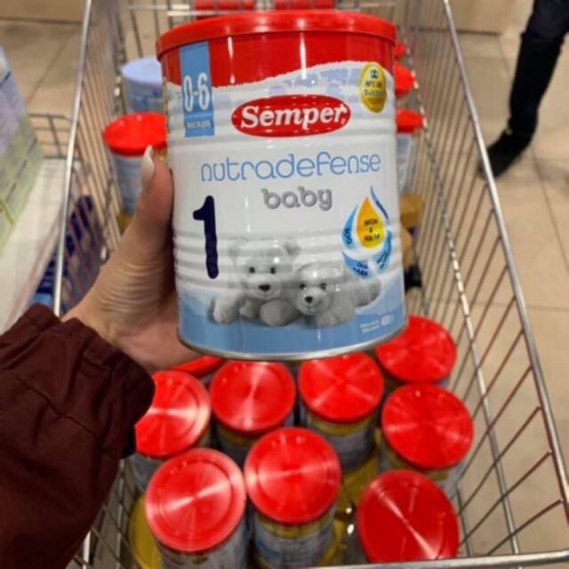 Sữa Semper Nutradfense Baby số 1&amp;2 Nga 400gr( đủ bill)