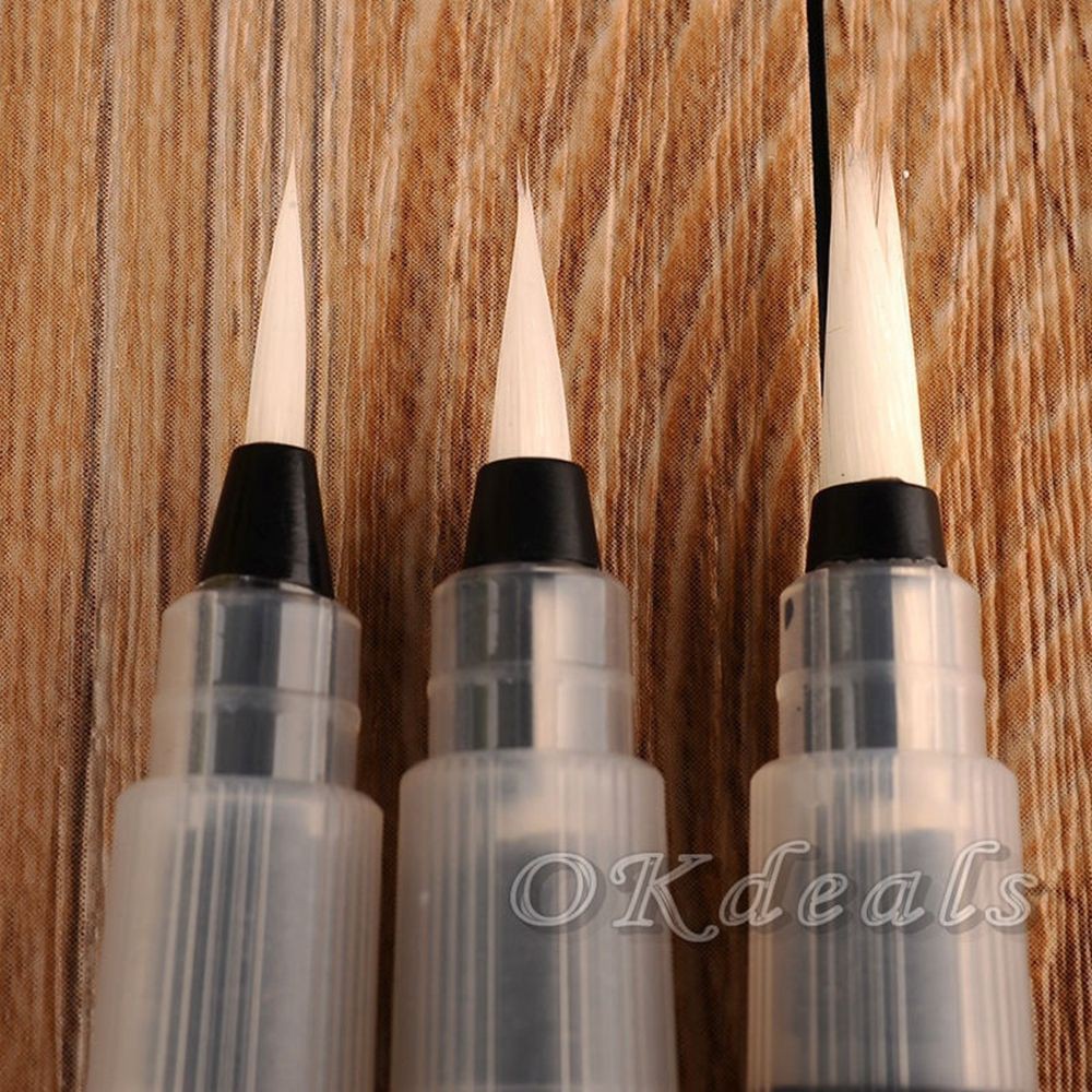 Bộ 3 thân bút lông chuyên dùng viết thư pháp màu nước