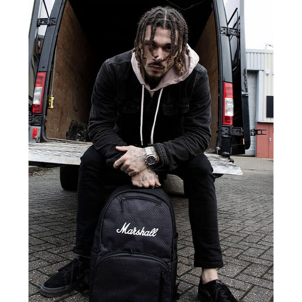 Ba lô Marshall Underground Backpack- Black &amp; White