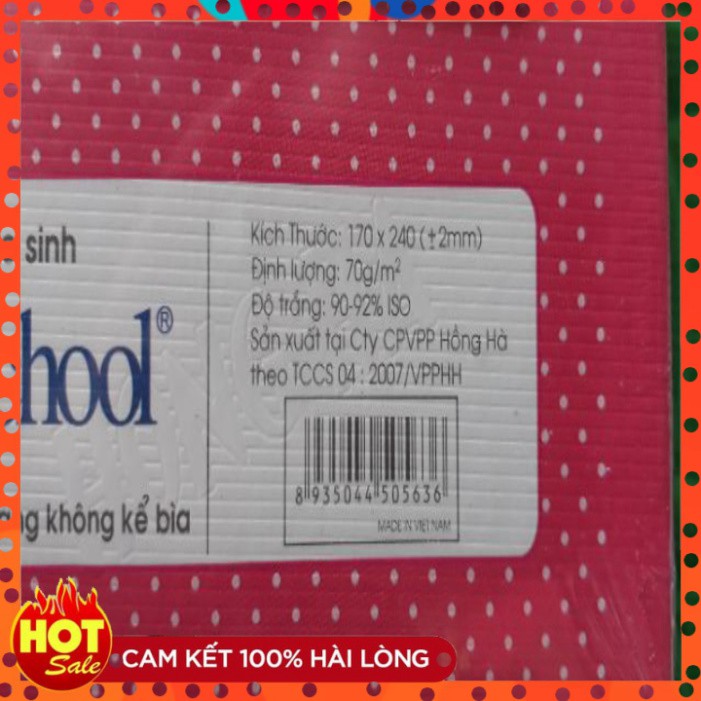 [Mã DUCT30KHP giảm 20%] Vở  ô ly Trạng nguyên 48 trang Chính hãng Hồng Hà "10 quyển" Hải Phòng