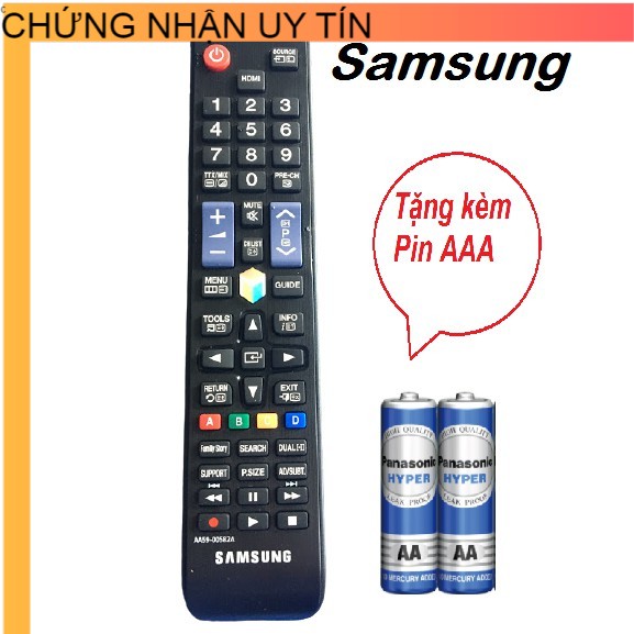 Điều khiển tivi Samsung smart internet loại dài  ,Remote điều khiển tivi Samsung mạng