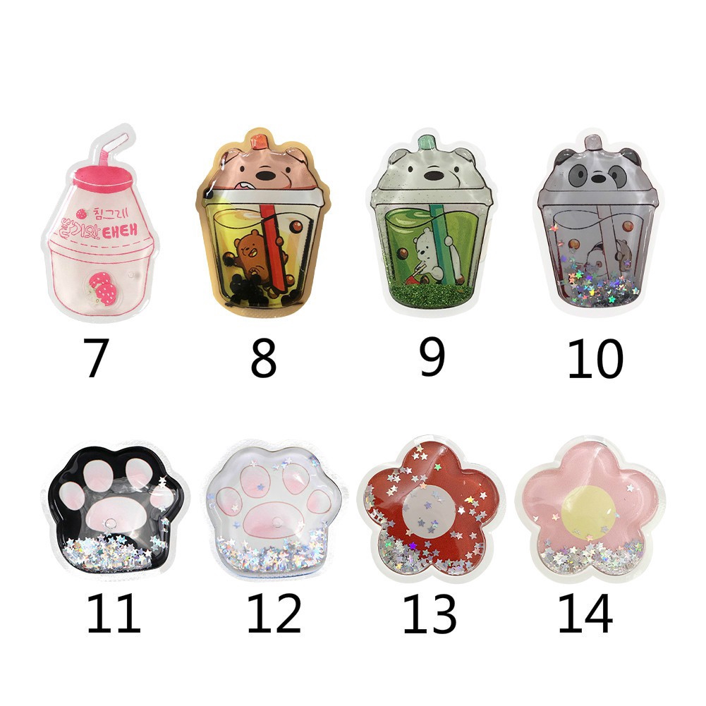 Giá đỡ điện thoại bằng TPU hình cốc nước đáng yêu xinh xắn