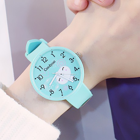 Đồng hồ thời trang nữ dây cao su mặt thú xinh Candycat PKHRCAT001 (Đường kính mặt: 36 mm) | BigBuy360 - bigbuy360.vn