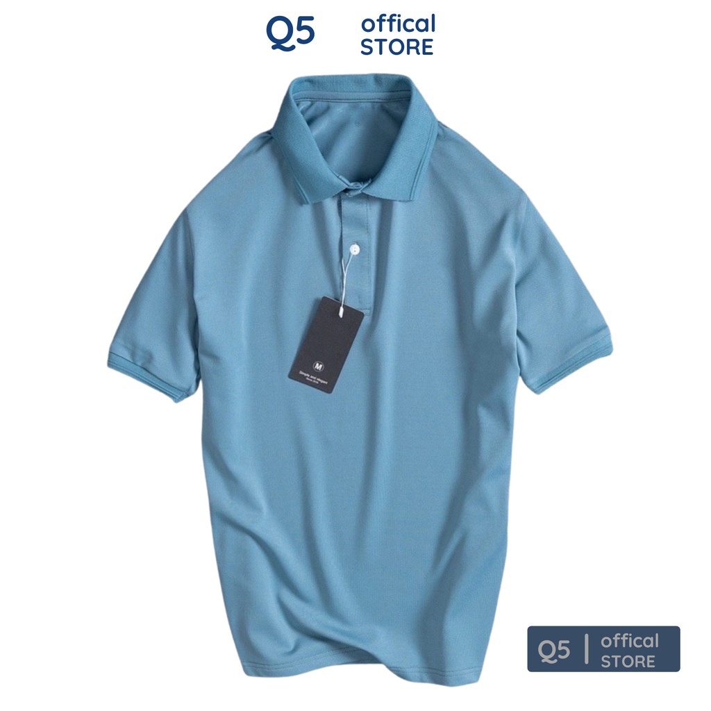 Áo thun POLO nam cổ bẻ BASIC vải cá sấu Cotton trẻ trung