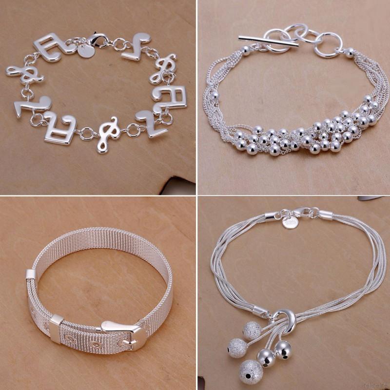 Lắc bạc tươi trẻ họa tiết đa dạng trẻ trung