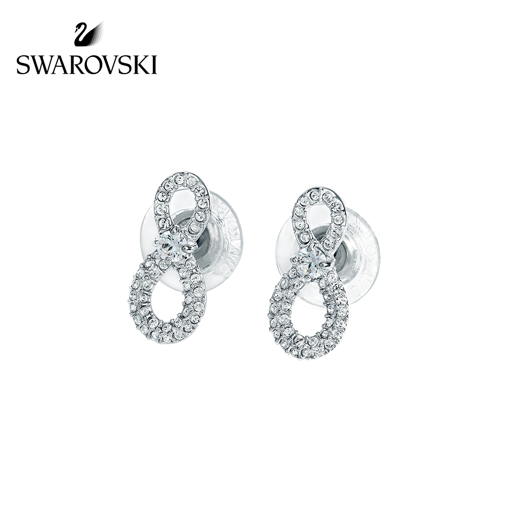 FREE SHIP Bông Tai Cá Tính Nữ Swarovski INFINITY Bất ngờ cuộc sống của bạn chỉ vì tình yêu của bạn Earrings Crystal FASHION Trang sức trang sức đeo THỜI TRANG