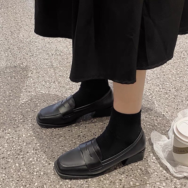 Giày lười loafer da xịn 677