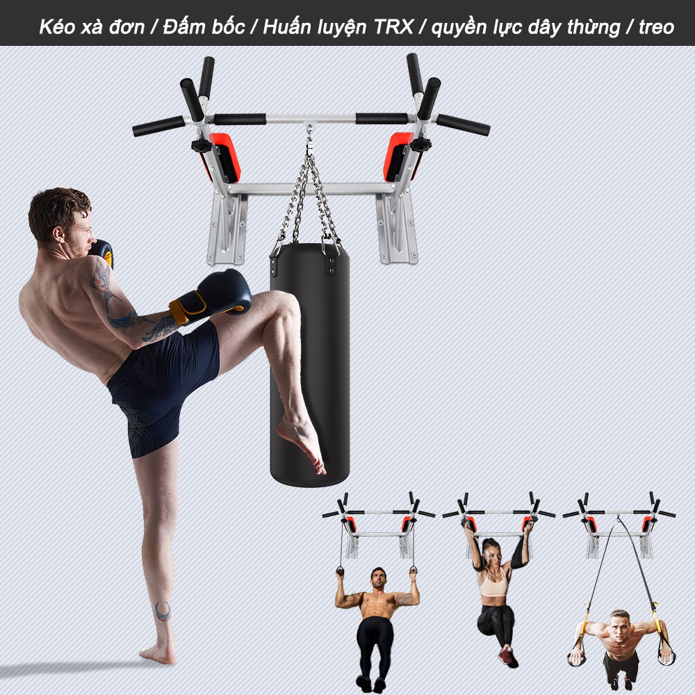 OneTwoFit Xà Đơn , Pull-up xà ngang trong nhà dụng cụ tập thể dục tại nhà cát Túi đựng thiết bị tập luyện đa năng OT066N