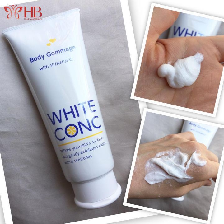 [Rẻ vô địch] Tẩy Da Chết Body Trắng Da  White ConC 180g Số 1 Cosme Nhật Bản