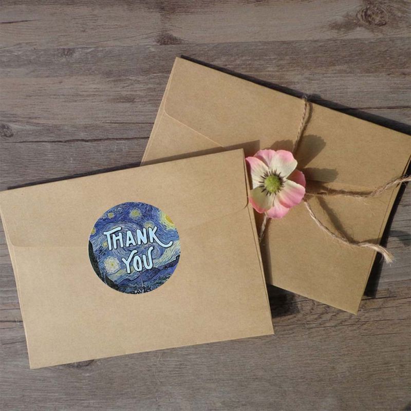 HANDMADE Set 500 Miếng Dán Chữ Thank You