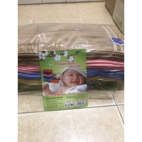 KHĂN MẶT 100% COTTON CAO CẤP THẮNG AN