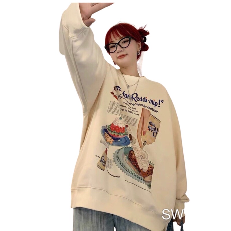 Áo Sweater HURRAH Ulzzang Unisex VN CLO - SWT019_PET