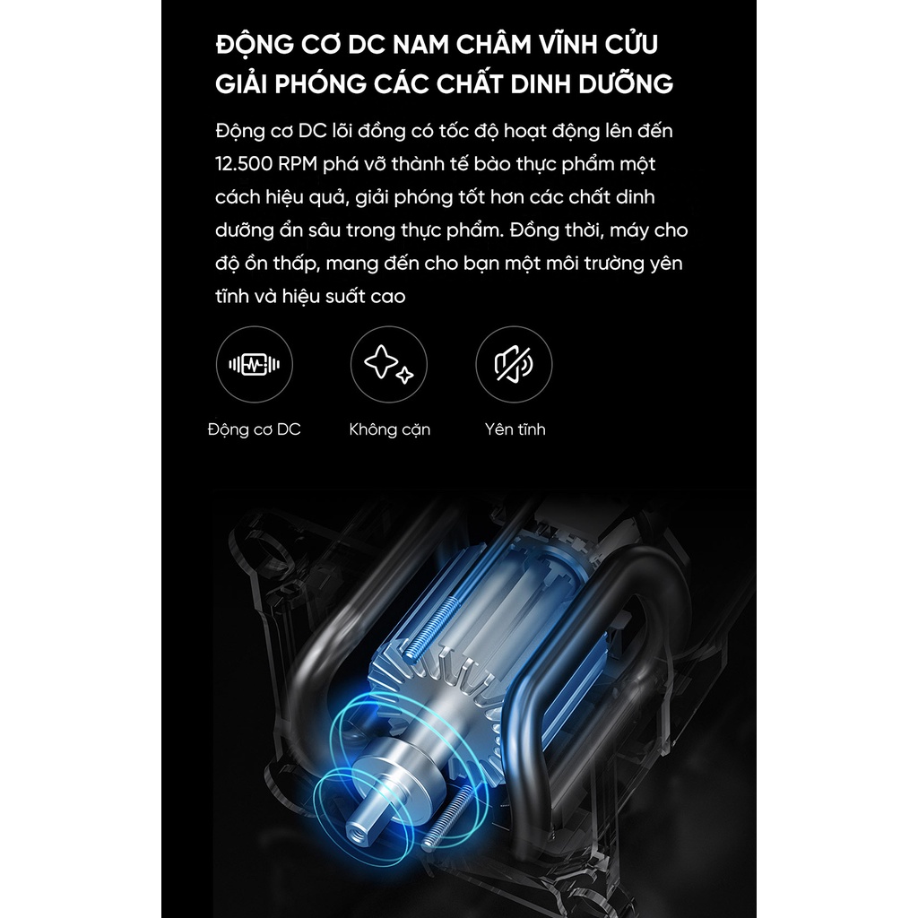 Máy xay thực phẩm cầm tay Xiaomi Ocooker CD-HB01 - Máy xay sinh tố cầm tay Ocooker