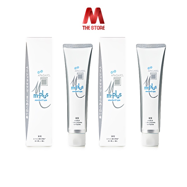 Kem đánh răng Apagard M-plus Nhật Bản màu xanh