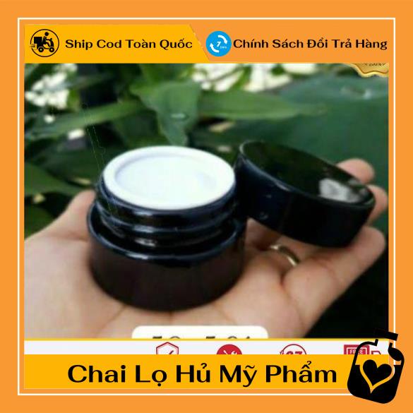 Hủ Đựng Kem ❤ TOP GIÁ RẺ ❤ [15g,20g] Hũ Chiết Kem Thủy Tinh Nâu đựng mỹ phẩm , , phụ kiện du lịch