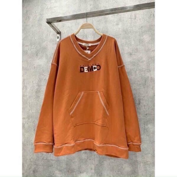 Áo Sweater Nỉ Bông Nữ Viền Chỉ Nổi -ONE UNISEX-[FREESHIP] Áo khoác form rộng oversize cổ tim thời trang hàn quốc Ulzzang | BigBuy360 - bigbuy360.vn