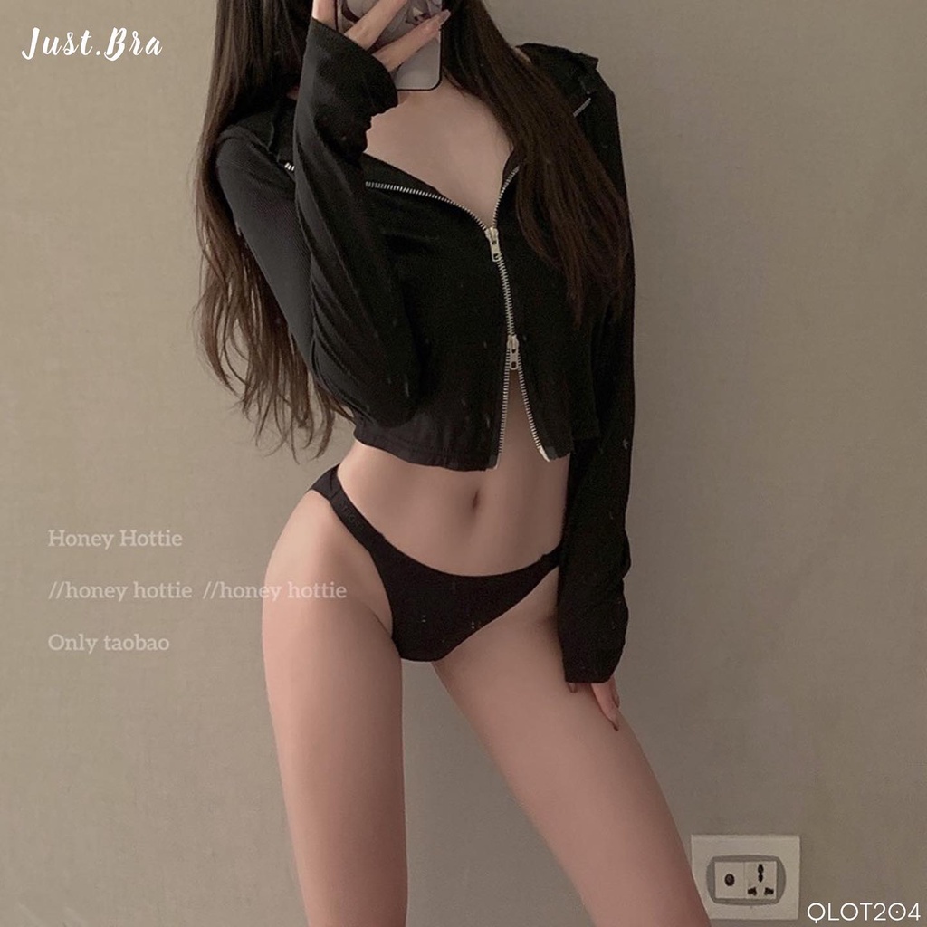 Quần lót nữ Just Bra thiết kế vát, cạp thun mảnh sexy không lộ viền QLOT204