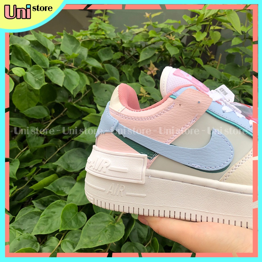 Giày_Nike AF1 Shadow Xanh Ngọc, Giày AF1 Shadow Hồng Hàng Cao Cấp Full Box + Bill | BigBuy360 - bigbuy360.vn