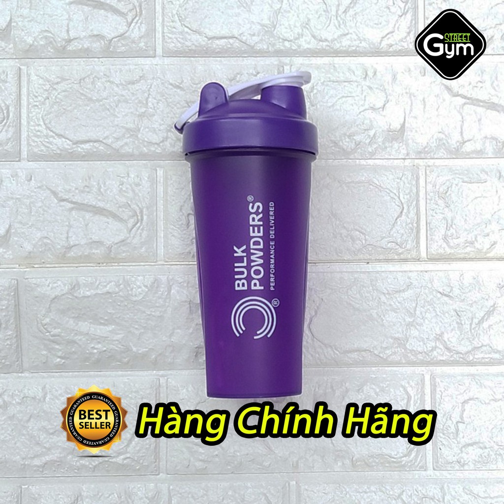 Bình nước tập Gym TÍM - Shaker Chính hãng pha whey protein 700ml