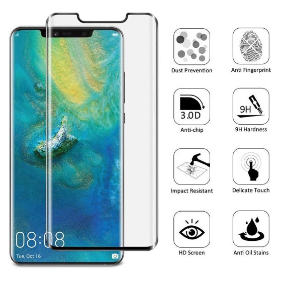 Kính cường lực Huawei Mate 20 Pro / Mate 30 Pro💥 GIẢM GIÁ CỰC SỐC 💥 Độ cứng 9H, dày 0.3 mm