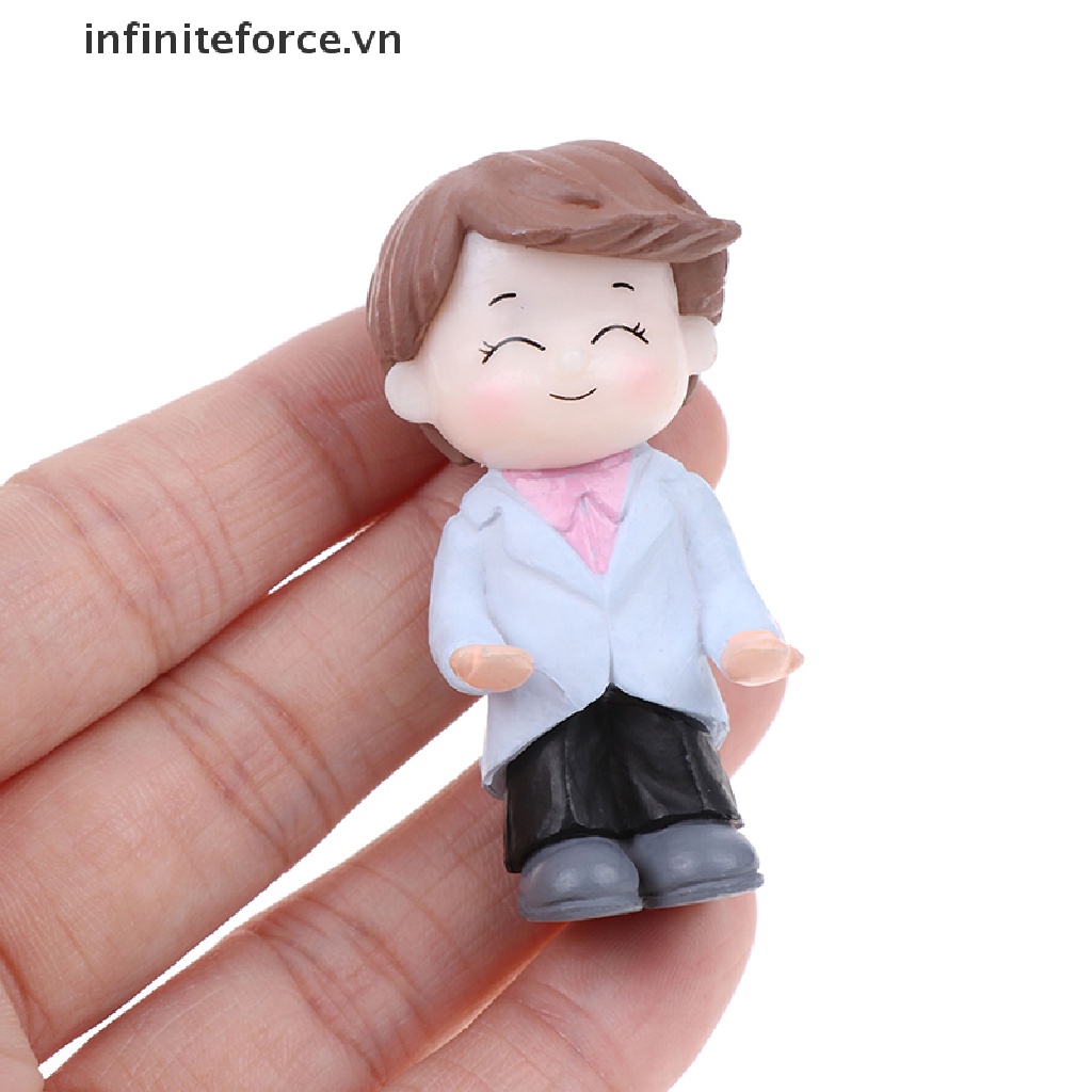 1 Bộ Mô Hình Cặp Đôi Mini Trang Trí Tiểu Cảnh DIY
