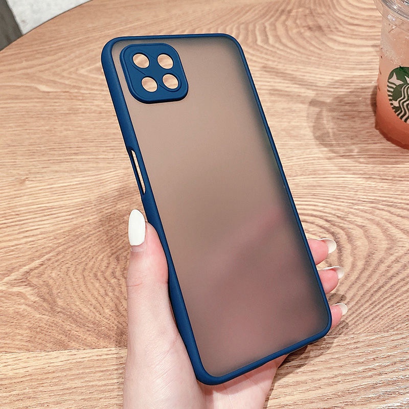 Ốp điện thoại cứng mặt nhám trong suốt chống sốc dành cho Realme C55 C53 C35 C33 C30 C30s C21Y C25s C25 C25Y C21 C20 C15 C12 C11 Narzo 50A 50i Prime 4G 5G 2021 2023