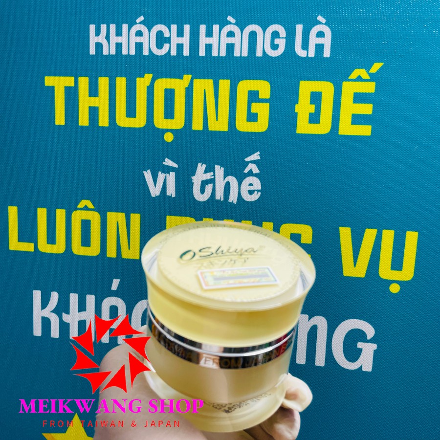 KEM OSHIYA ĐÔNG TRÙNG HẠ THẢO - COLLAGEN - LINH CHI 20G ( Giảm Thâm nám - Tàn nhang - Đồi mồi ...)