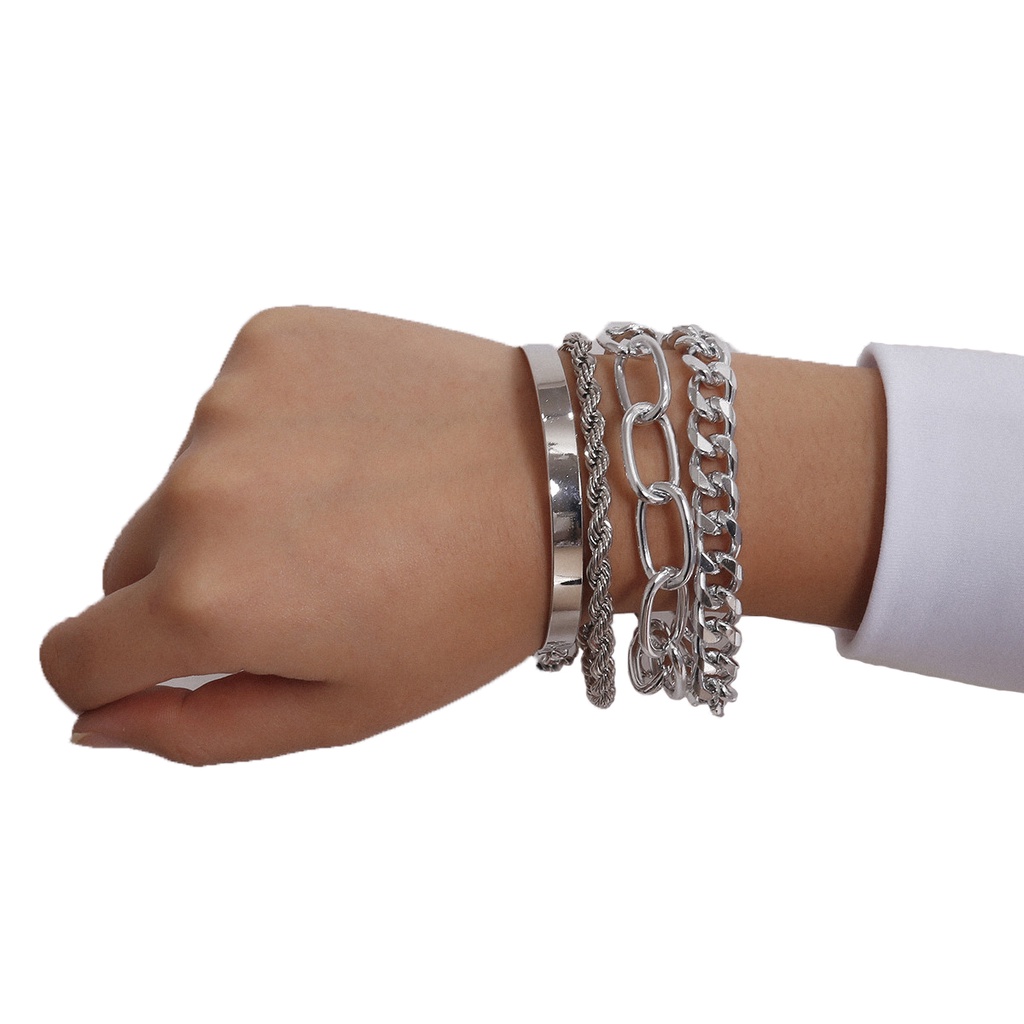 Set 4 vòng tay thời trang phong cách cá tính dành cho nữ