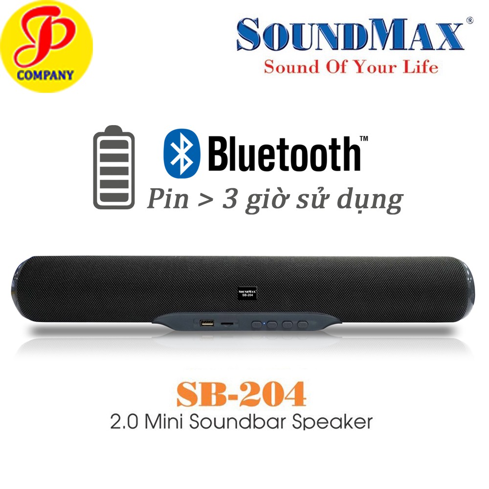 Loa thanh Soundbar SOUNDMAX SB204 Bluetooth - Chính hãng mới 100%